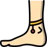 Ankle chains icon