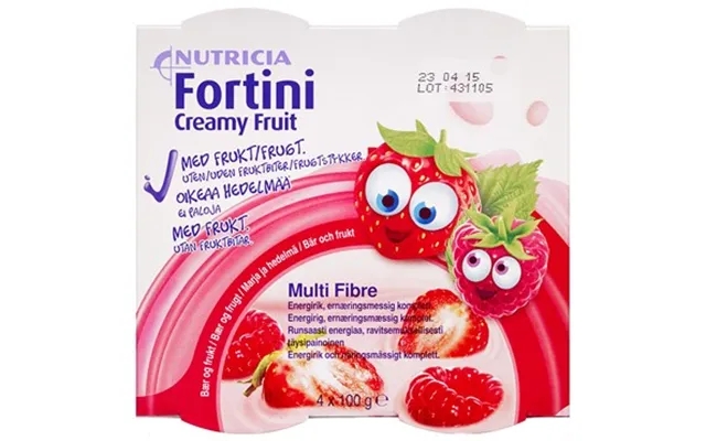 Fortini creamy fruit berries & fruit 4 x 100 g product image
