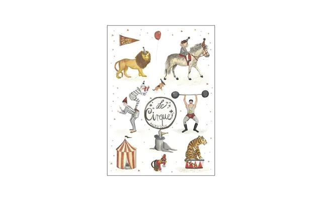 Items & frame - tiny goods big circus poster product image