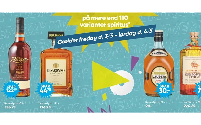 On more than 110 variants spirits product image