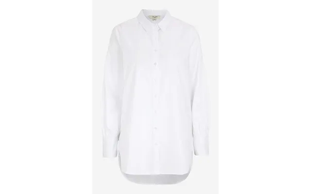 Long shirt in cotton sateen cora product image