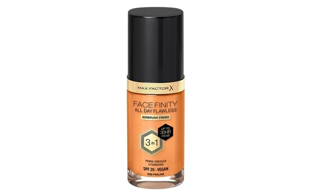 Max factor facefinity all day flawless 3-in-1 foundation n88 clergyman product image