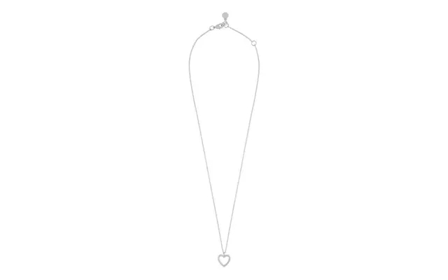 Twist of sweden brooklyn pendant necklace silver clear 45 cm product image