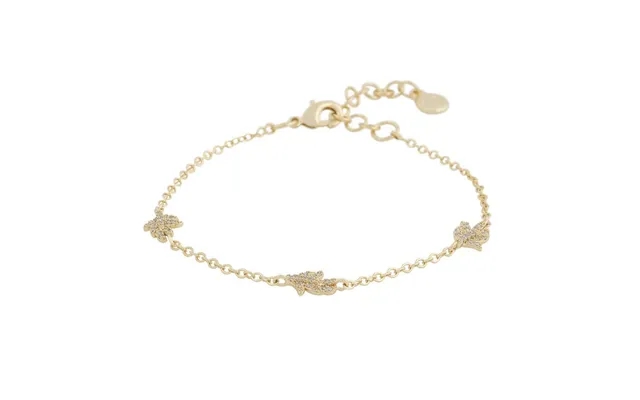 Twist of sweden north chain bracelet gold clear 16-18,5 cm product image
