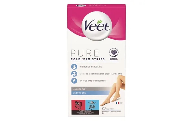 Veet puree cold wax strips legs spirit piece 1pcs product image