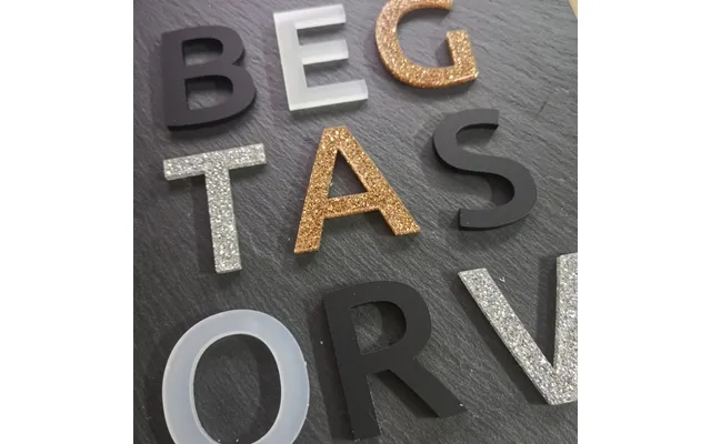 Letters in acrylic product image