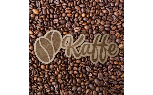 Coffee sign in wood product image