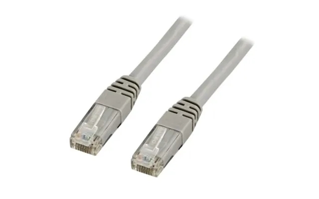 Deltaco deltaco u utp cat6 patch cable 5m - grå 7340004610380 equals n a product image