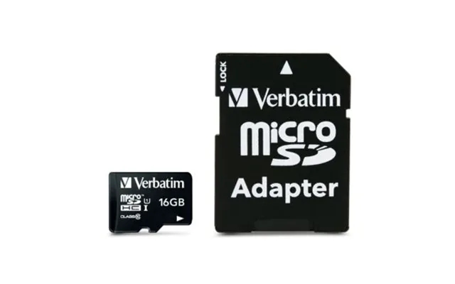 Verbatim verbatim 16gb microsdhc memory cards m. Adapter - class 10 0023942440826 equals n a product image
