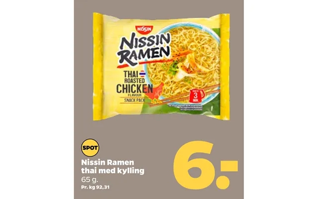 Nissin ramen thai with chicken product image