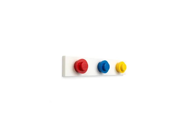Lego coat rack - red, blue, yellow product image