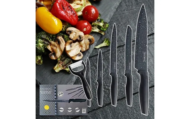 Set of knives 5 parts peelings royalty line m marmorbelægning product image